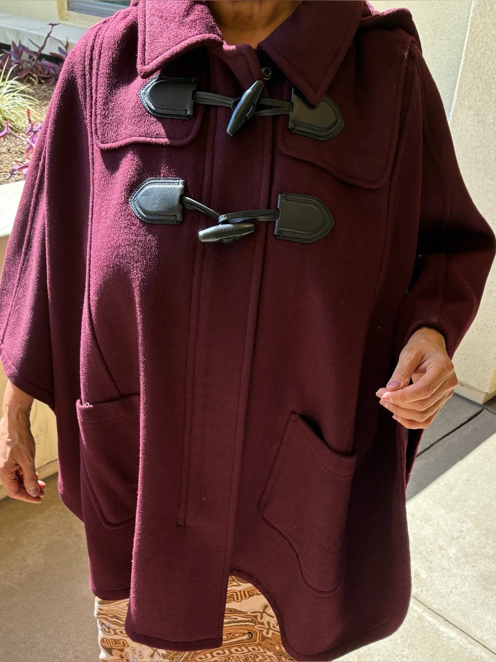 NWOT Coach poncho
